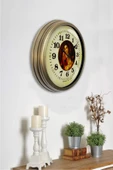 Kasva Concept 40 Cm Eskitme Metal Tablo Kadın Duvar Saati - 2