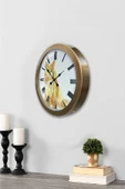 Kasva Concept Hediyelik 36 Cm Eskitme Metal Kedi Duvar Saati - 3