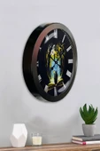 Kasva Concept Hediyelik 36 Cm Siyah Metal Kitap - Insan Duvar Saati - 4