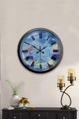 Kasva Concept 40 Cm Siyah Metal Kuşlu Duvar Saati - 1