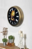 Kasva Concept 40 cm Eskitme Metal Kitap - Insan Duvar Saati - 2