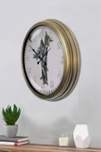 Kasva Concept Hediyelik Duvar Saati 40 Cm Metal Eskitme Renk Tekstil Modeli - 2