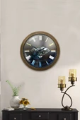 Kasva Concept Hediyelik 36 Cm Eskitme Metal Elmas Duvar Saati - 4