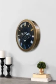 Kasva Concept Hediyelik 36 Cm Eskitme Metal Elmas Duvar Saati - 3