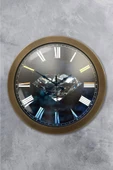Kasva Concept Hediyelik 36 Cm Eskitme Metal Elmas Duvar Saati - 1