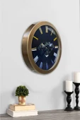 Kasva Concept Hediyelik 36 Cm Eskitme Metal Elmas Duvar Saati - 2