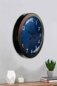 Kasva Concept Hediyelik 36 Cm Siyah Metal Klasik Duvar Saati - 4