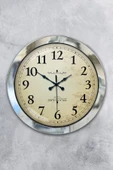Kasva Concept Hediyelik 36 Cm Krom Metal Klasik Duvar Saati - 1