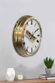 Kasva Concept Hediyelik 40 Cm Gold Metal Sushi Duvar Saati - 4