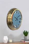 Kasva Concept Hediye 40 Cm Gold Metal Milano 2 Duvar Saati - 4