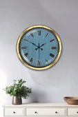 Kasva Concept Hediye 40 Cm Gold Metal Milano 2 Duvar Saati - 2