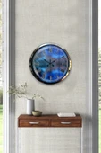 Kasva Concept Hediyelik 40 Cm Krom Metal Radyal Duvar Saati - 4