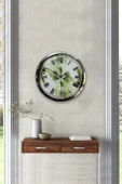 Kasva Concept Hediyelik 40 Cm Krom Metal Eskitme Duvar Saati - 4