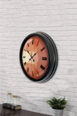 Kasva Concept 40 Cm Siyah Metal Eskitme Duvar Saati - 3