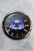 Kasva Concept Hediyelik 40 Cm Krom Metal Kartal Duvar Saati - 1