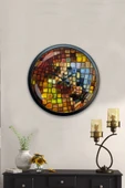 Kasva Concept 40 Cm Siyah Metal Sevgili Duvar Saati - 2
