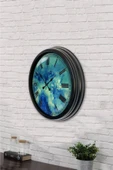 Kasva Concept Hediyelik 40 Cm Siyah Metal Dekoratif Duvar Saati - 3
