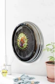 Kasva Concept Hediyelik 40 Cm Krom Metal Mutfak Duvar Saati - 3