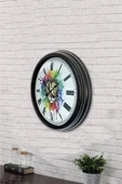 Kasva Concept 40 Cm Siyah Metal Bisiklet Duvar Saati - 3