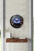 Kasva Concept Hediyelik 40 Cm Krom Metal Kartal Duvar Saati - 4