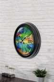 Kasva Concept 40 Cm Siyah Metal Mutfak Duvar Saati - 3