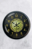 Kasva Concept Hediyelik 40 Cm Siyah Metal Ayetli Duvar Saati - 1