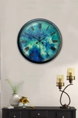 Kasva Concept Hediyelik 40 Cm Siyah Metal Dekoratif Duvar Saati - 2