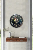 Kasva Concept Hediyelik Dekoratif 40 Cm Krom Metal Dekoratif Duvar Saati - 4