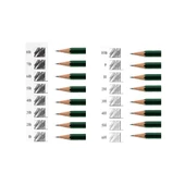 3B Resim Kalemi Dereceli Kalem 4 Adet Fatih Dereceli Resim Kalemi Yumuşak Uçlu Kurşun Kalem - 4