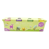 Faber-Castell Oyun Hamuru 4 Renk X 100 gr Pastel Renkler - 1