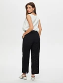 Kadın Wide Leg Fit Brode Nakış Detaylı Pantolon Faik Sönmez thumbnail 11