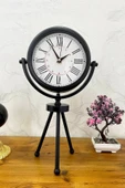 Kasva Concept 45 X 26 Cm Mini Tripod Metal Siyah Masa Saati - 2