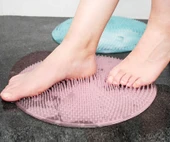 Silikon Fırçalı Banyo Masaj Matı ve Ayaklar için Topuk Masaj Paspası - 3