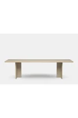 PASAWOODS Bruli | Modern Krem Dikdörtgen Masa | 280x100 Cm | Toplantı / Çalışma / Yemek Masası - 2