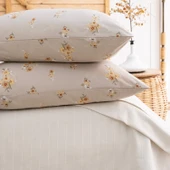Schafer Home Hera Çift Kişilik Pike Takımı 4 Parça-Ekru - 5