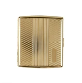 Jean Claude Altın Rengi Metal Sigara Tabakası - 600914 - 1