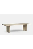 PASAWOODS Bruli | Modern Krem Dikdörtgen Masa | 280x100 Cm | Toplantı / Çalışma / Yemek Masası - 3