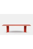 PASAWOODS Bruli | Modern Kırmızı Dikdörtgen Masa | 280x100 Cm | Toplantı / Çalışma / Yemek Masası - 1