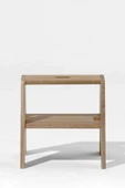 PASAWOODS Stephan  Doğal Meşe Merdiven Tabure  2 Basamaklı Çok Amaçlı Dekoratif Tabure - 4