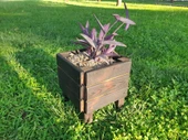 Wood&Pot Dış Mekan Küçük Boy Saksı - 28x28x30 - 3