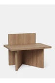 PASAWOODS Fong | Doğal Ahşap Natürel Küçük Sehpa / Yan Bank | 40x29x33 Cm | Kolay Kurulum - 1