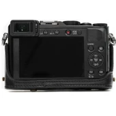 MegaGear MG661 Panasonic Lumix DMC-LX100 Deri Kamera Çantası Siyah - 6