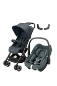 Maxi-Cosi Lara2-Pebble S Tek Elle Katlanabilen Ultra Kompakt Seyahat Sistem Bebek Arabası Graphite - 1