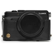 MegaGear MG661 Panasonic Lumix DMC-LX100 Deri Kamera Çantası Siyah - 4