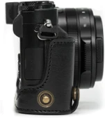 MegaGear MG661 Panasonic Lumix DMC-LX100 Deri Kamera Çantası Siyah - 9