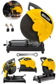 2600 Watt Çelik Dişli Şanzuman Bakır Sargılı 355 Mm Profil Ahşap Metal Kesim Makinesi-Sarı - 2