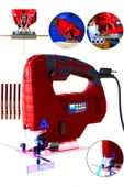 WaltMann Professional Devir Ayarlı Dekupaj Bıçkı Testere Makinası Bakır Sargılı Lazerli-Kırmızı - 1