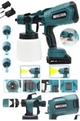 Graizer Powerforge 21v Çift Akülü 300 Mm Vernik Sprey Boya Püskürtme Makinesi-Mavi - 1