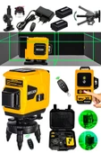 Powerforge 360° 12 Köşe Otomatik Hizalamalı Yeşil Çizgili Su Terazili Lazer Metre Hizalama-Sarı thumbnail 1