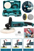 Devir Ayarlı Polisaj Makinesi 6 Kademeli Pasta Cila Kiti 1300 Watt 180 Mm - 1